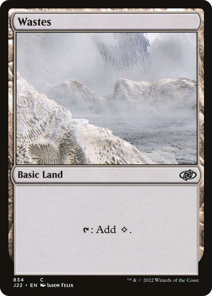 Wastes (J22-834) [Jumpstart 2022] MTG Single Wizards of the Coast