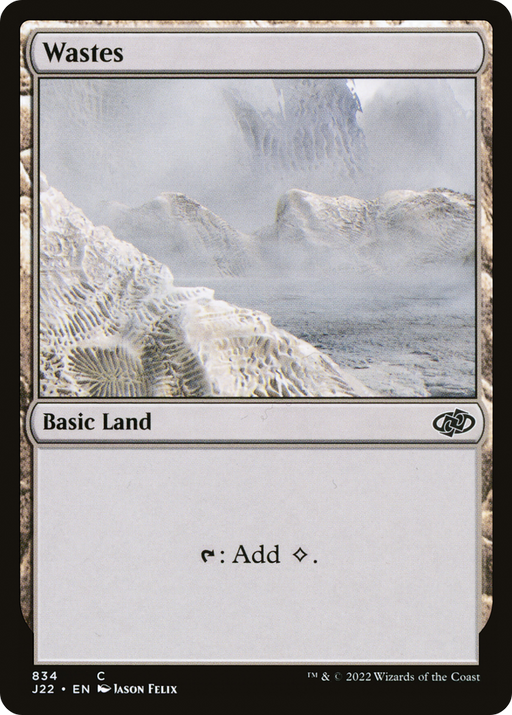 Wastes (J22-834) [Jumpstart 2022] MTG Single Wizards of the Coast