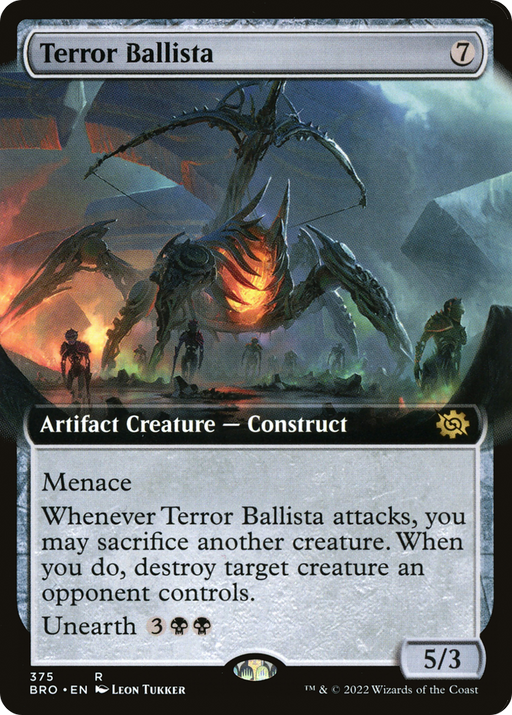 Terror Ballista (BRO-375) [The Brothers' War] (Extended Art) MTG Single Wizards of the Coast