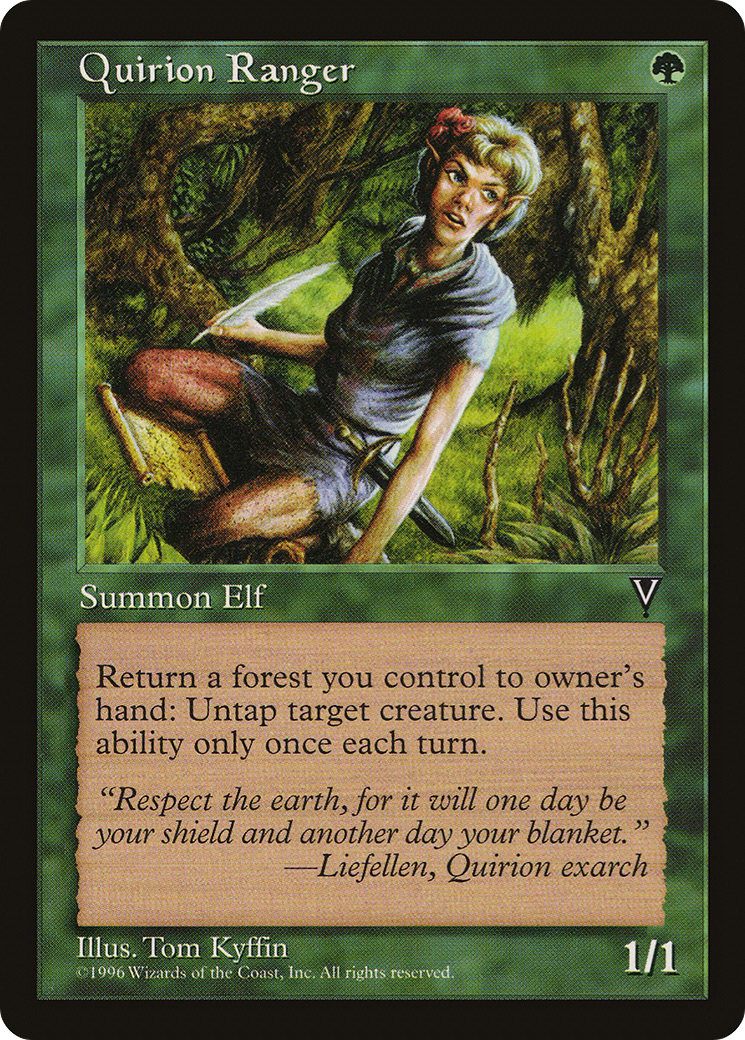 Quirion Ranger (VIS-117) [Visions] MTG Single Wizards of the Coast