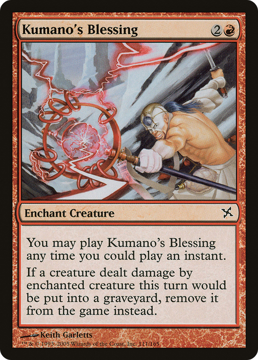 Kumano's Blessing (BOK-111) [Betrayers of Kamigawa] MTG Single Wizards of the Coast