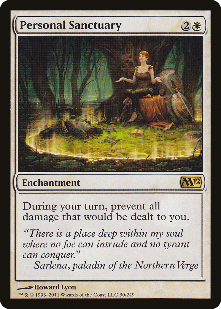 Personal Sanctuary (M12-030) [Magic 2012] Foil MTG Single Wizards of the Coast