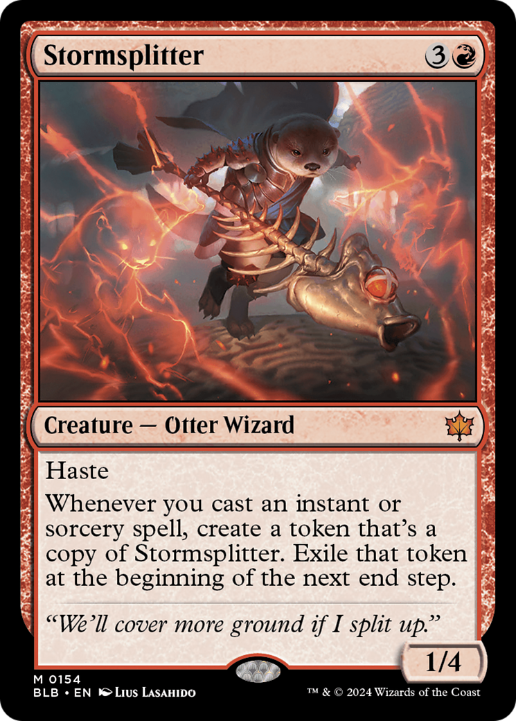 Stormsplitter (BLB-154) [Bloomburrow] MTG Single Wizards of the Coast