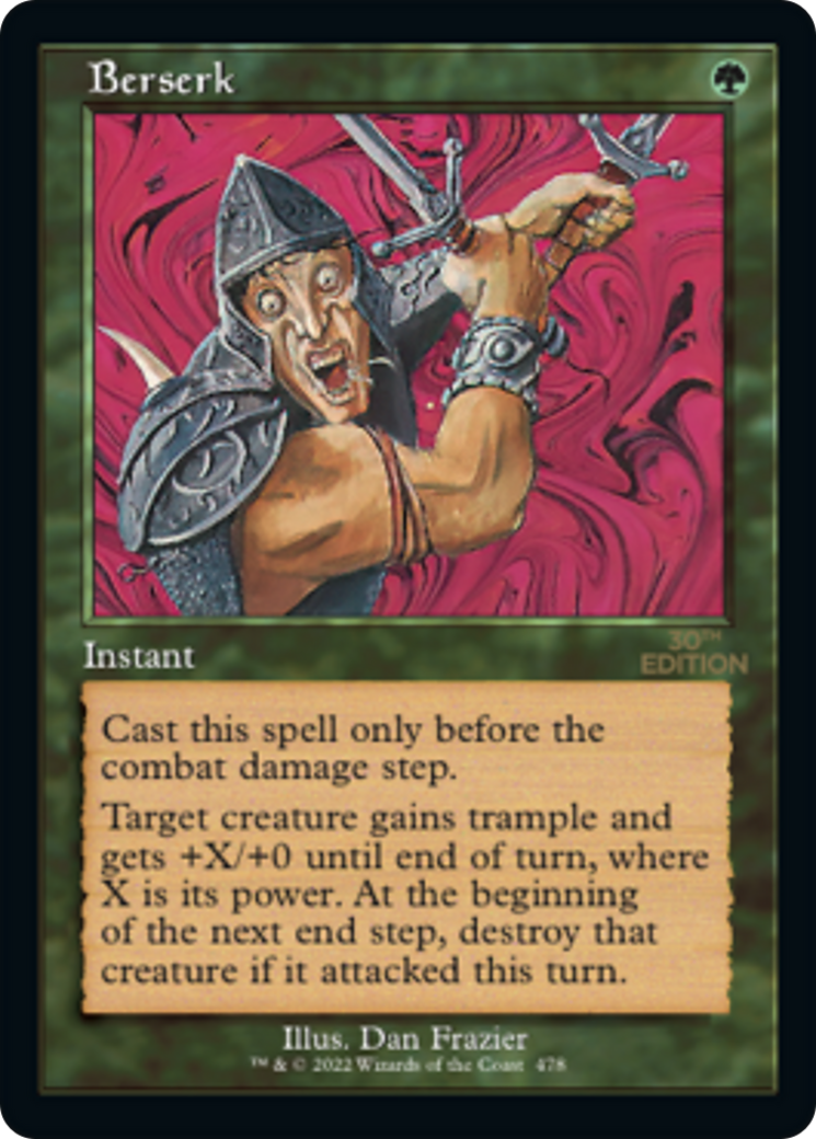 Berserk (30A-478) [30th Anniversary Edition] MTG Single Wizards of the Coast