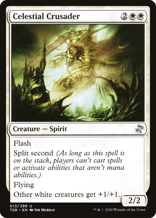 Celestial Crusader (TSR-013) [Time Spiral Remastered] MTG Single Wizards of the Coast