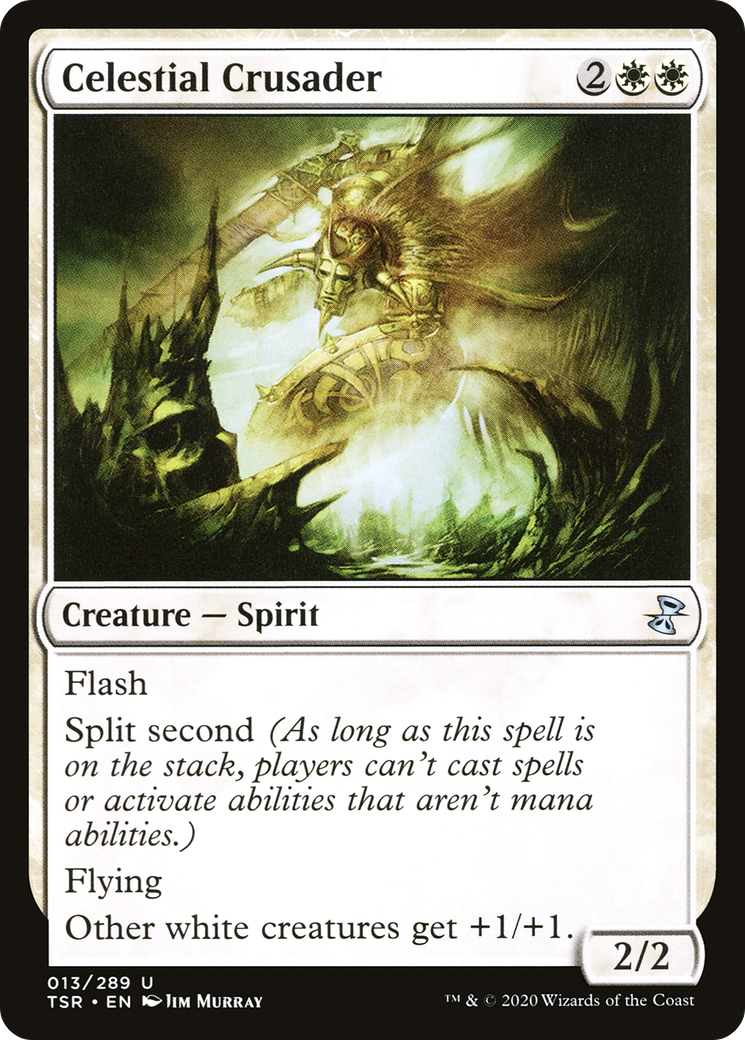 Celestial Crusader (TSR-013) [Time Spiral Remastered] Foil MTG Single Wizards of the Coast