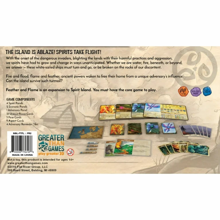 Spirit Island: Feather and Flame Expansion Board Games Greater Than Games