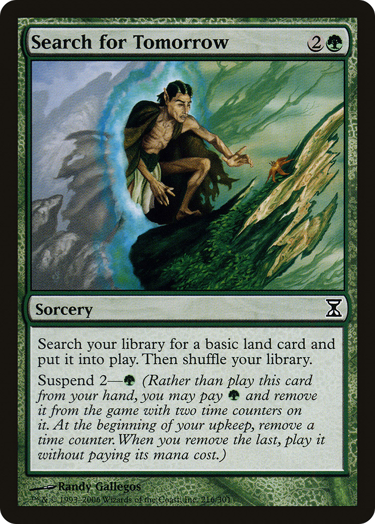 Search for Tomorrow (TSP-216) [Time Spiral] Foil MTG Single Wizards of the Coast
