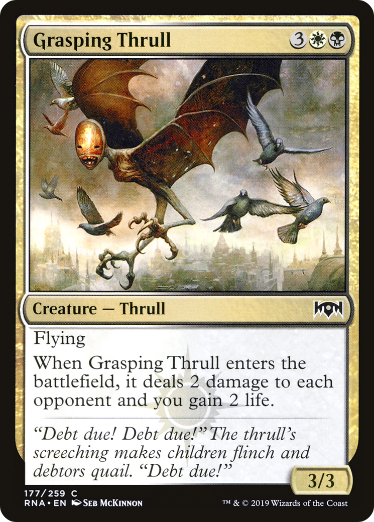 Grasping Thrull (RNA-177) [Ravnica Allegiance] Foil MTG Single Wizards of the Coast
