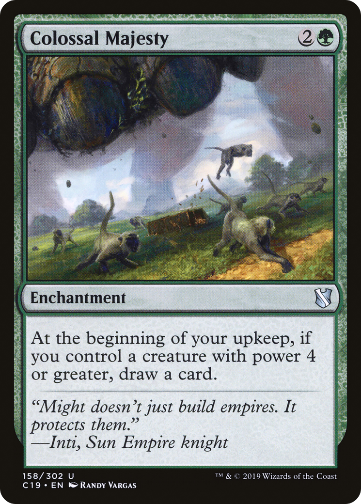 Colossal Majesty (C19-158) [Commander 2019] MTG Single Wizards of the Coast