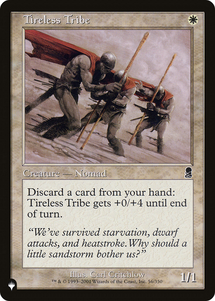 Tireless Tribe (LIST-56/350) [Mystery Booster] The List MTG Single Wizards of the Coast