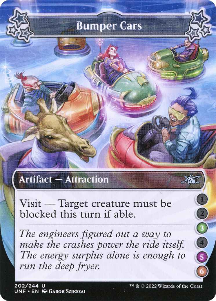 Bumper Cars (UNF-202E) [Unfinity] Foil MTG Single Wizards of the Coast