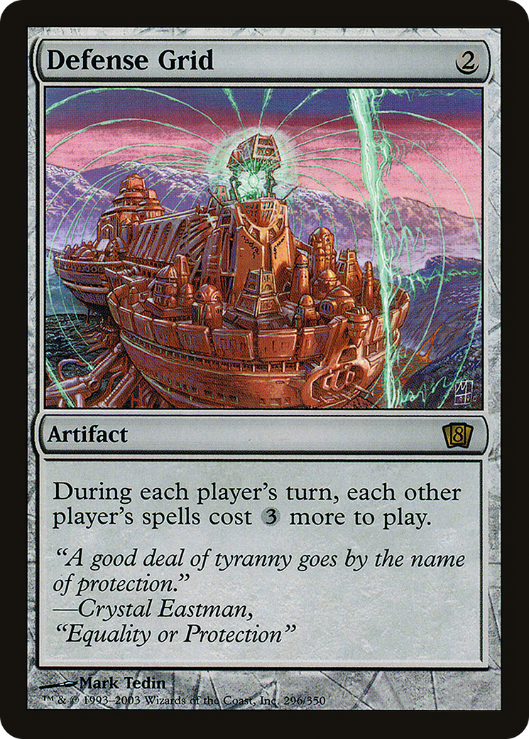 Defense Grid (8ED-296) [8th Edition] MTG Single Wizards of the Coast