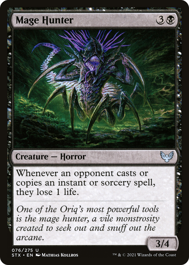 Mage Hunter (STX-076) [Strixhaven: School of Mages] MTG Single Wizards of the Coast