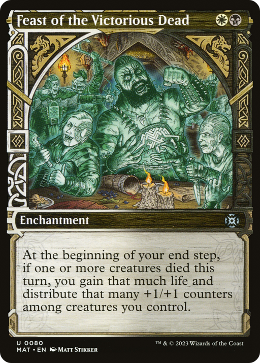 Feast of the Victorious Dead (MAT-080) [March of the Machine: The Aftermath] (Showcase) Foil MTG Single Wizards of the Coast