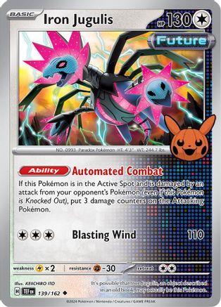 Iron Jugulis (139) [Misc: Trick or Trade BOOster Bundle 2024] Pokemon Single Pokémon