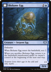 Biolume Egg (VOW-049) [Innistrad: Crimson Vow] Foil MTG Single Wizards of the Coast