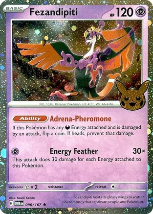 Fezandipiti (Cosmos Holo) (96) Holofoil [Misc: Trick or Trade BOOster Bundle 2024] Pokemon Single Pokémon