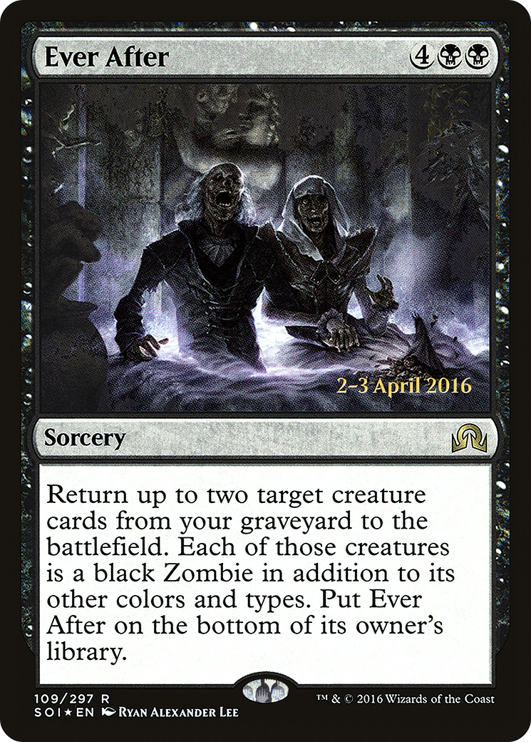 Ever After (PRE-109) [Shadows over Innistrad Promos] Foil MTG Single Wizards of the Coast