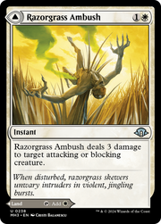 Razorgrass Ambush (MH3-238) [Modern Horizons 3] Foil MTG Single Modern Horizons 3
