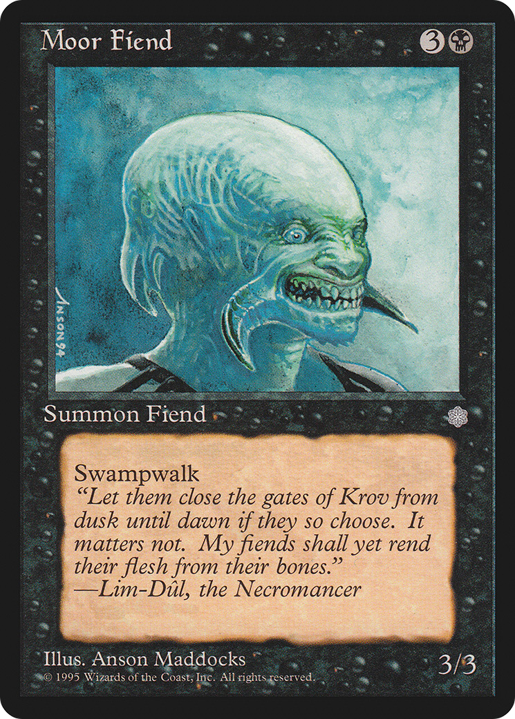 Moor Fiend (ICE-153) [Ice Age] MTG Single Wizards of the Coast