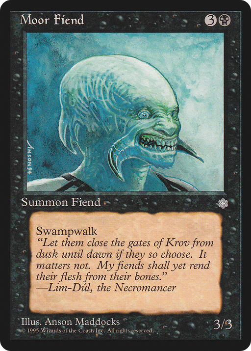 Moor Fiend (ICE-153) [Ice Age] MTG Single Wizards of the Coast