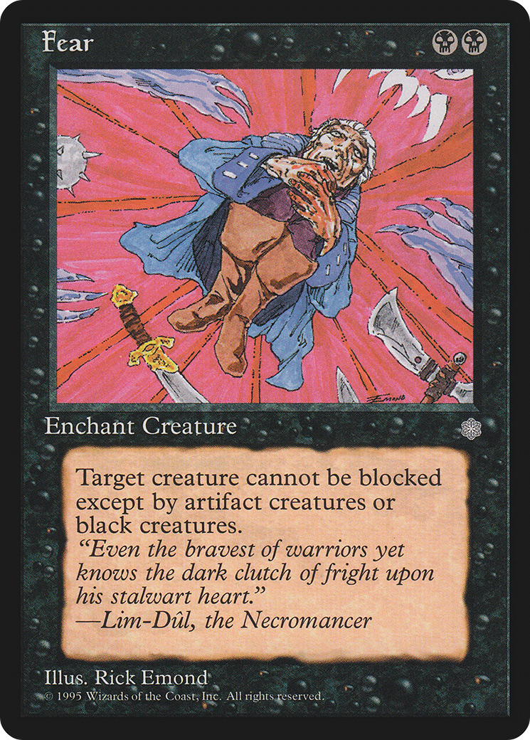 Fear (ICE-) [Ice Age] MTG Single Wizards of the Coast