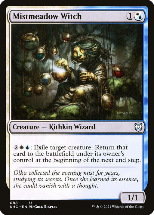 Mistmeadow Witch (KHC-088) [Kaldheim Commander] MTG Single Wizards of the Coast
