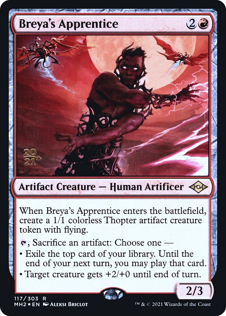 Breya's Apprentice (PRE-117) [Modern Horizons 2 Promos] Foil MTG Single Wizards of the Coast