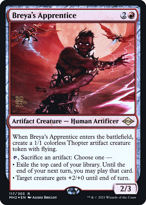 Breya's Apprentice (PRE-117) [Modern Horizons 2 Promos] Foil MTG Single Wizards of the Coast