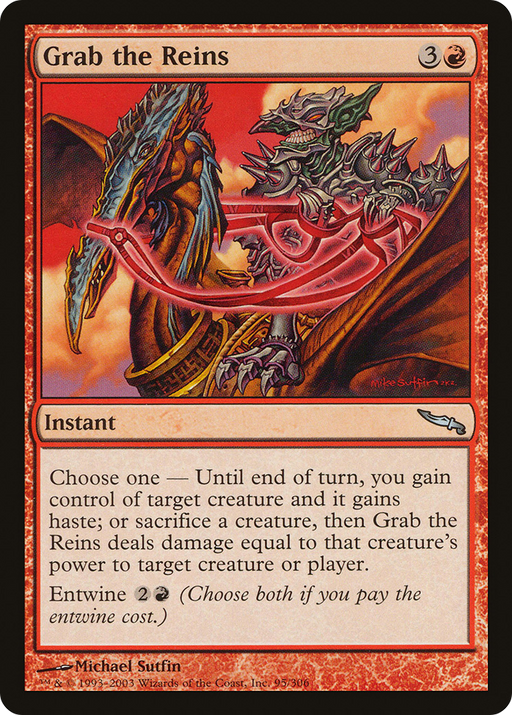 Grab the Reins (MRD-095) [Mirrodin] MTG Single Wizards of the Coast