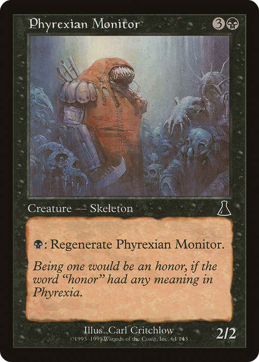 Phyrexian Monitor (UDS-064) [Urza's Destiny] MTG Single Wizards of the Coast