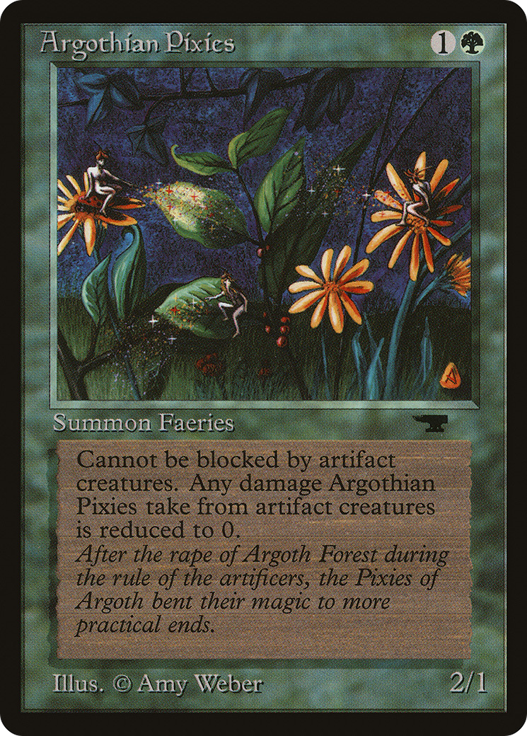 Argothian Pixies (ATQ-) [Oldschool] Antiquities MTG Single Wizards of the Coast