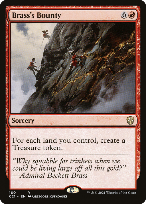 Brass's Bounty (C21-160) [Commander 2021] MTG Single Wizards of the Coast