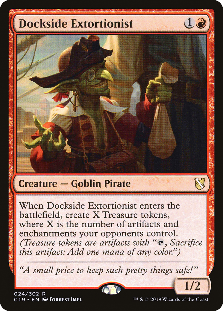 Dockside Extortionist (C19-024) [Commander 2019] MTG Single Wizards of the Coast