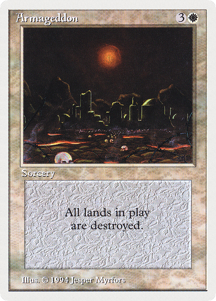 Armageddon (SUM-002) [Misc] Summer Magic / Edgar MTG Single Wizards of the Coast