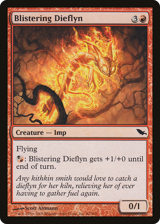 Blistering Dieflyn (SHM-082) [Shadowmoor] MTG Single Wizards of the Coast