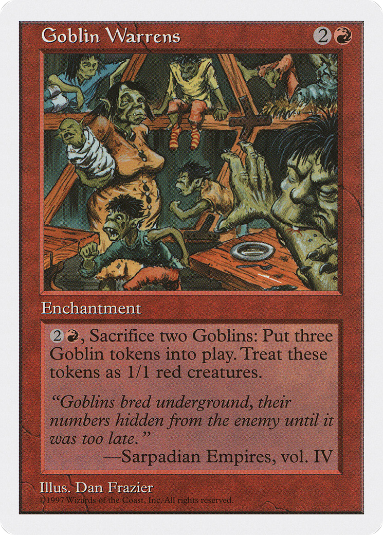 Goblin Warrens (5ED-) [Fifth Edition] MTG Single Wizards of the Coast