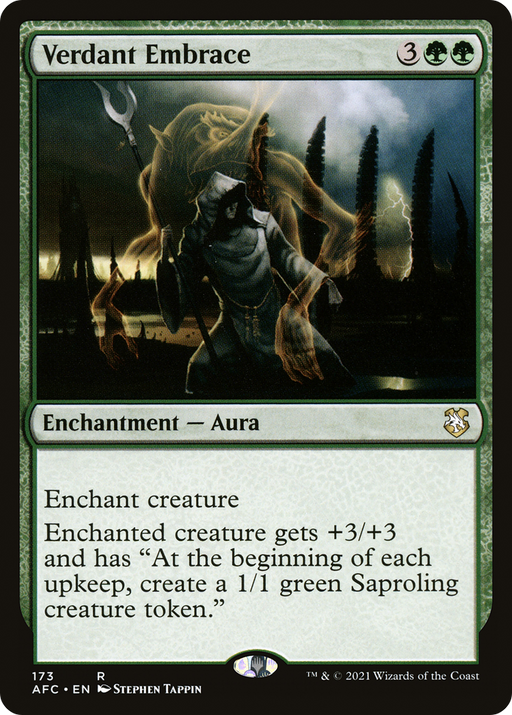 Verdant Embrace (AFC-173) [Forgotten Realms Commander] MTG Single Wizards of the Coast