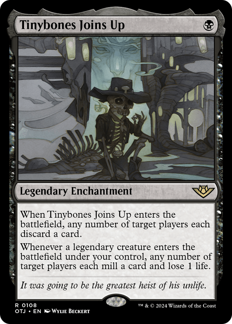 Tinybones Joins Up (OTJ-108) [Outlaws of Thunder Junction] Foil MTG Single Wizards of the Coast