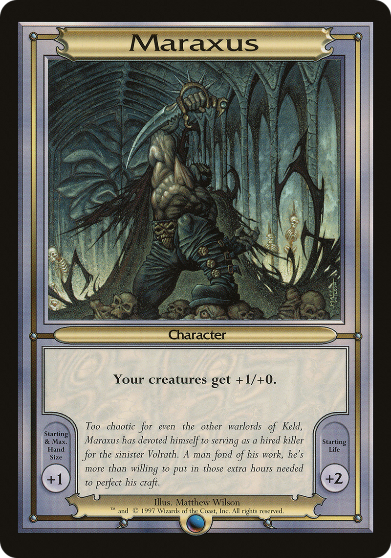 Maraxus (VNG-104) [Oversized] Vanguard Series MTG Single Wizards of the Coast