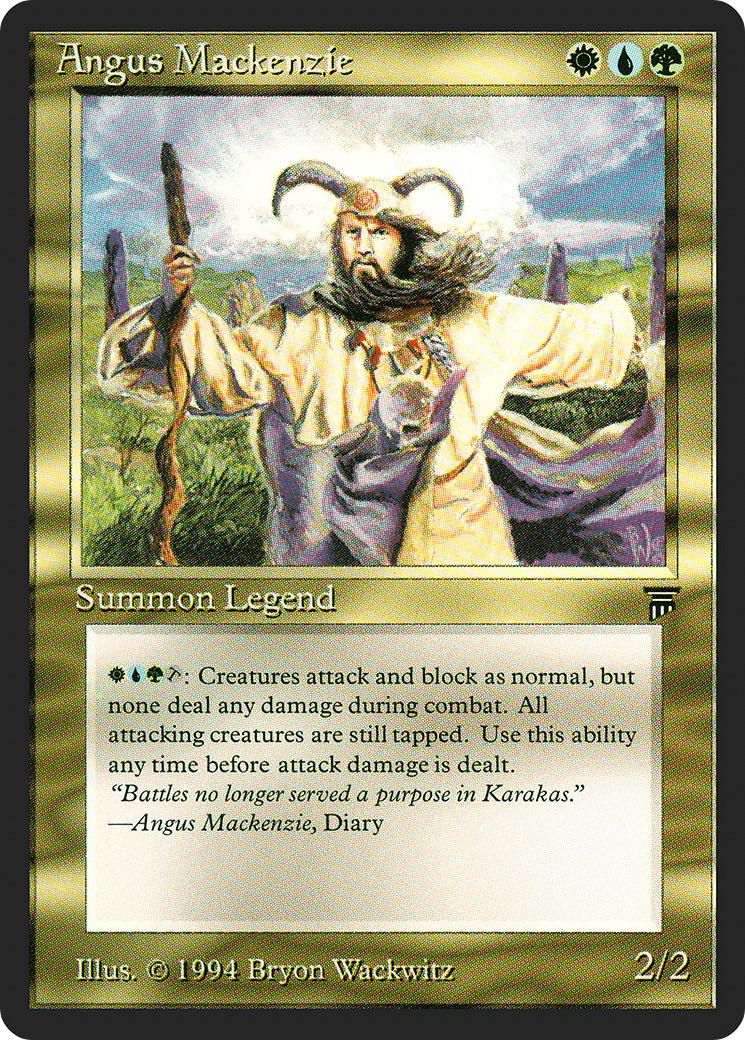Angus Mackenzie (LEG-) [Oldschool] Legends MTG Single Wizards of the Coast
