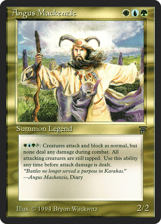 Angus Mackenzie (LEG-) [Oldschool] Legends MTG Single Wizards of the Coast