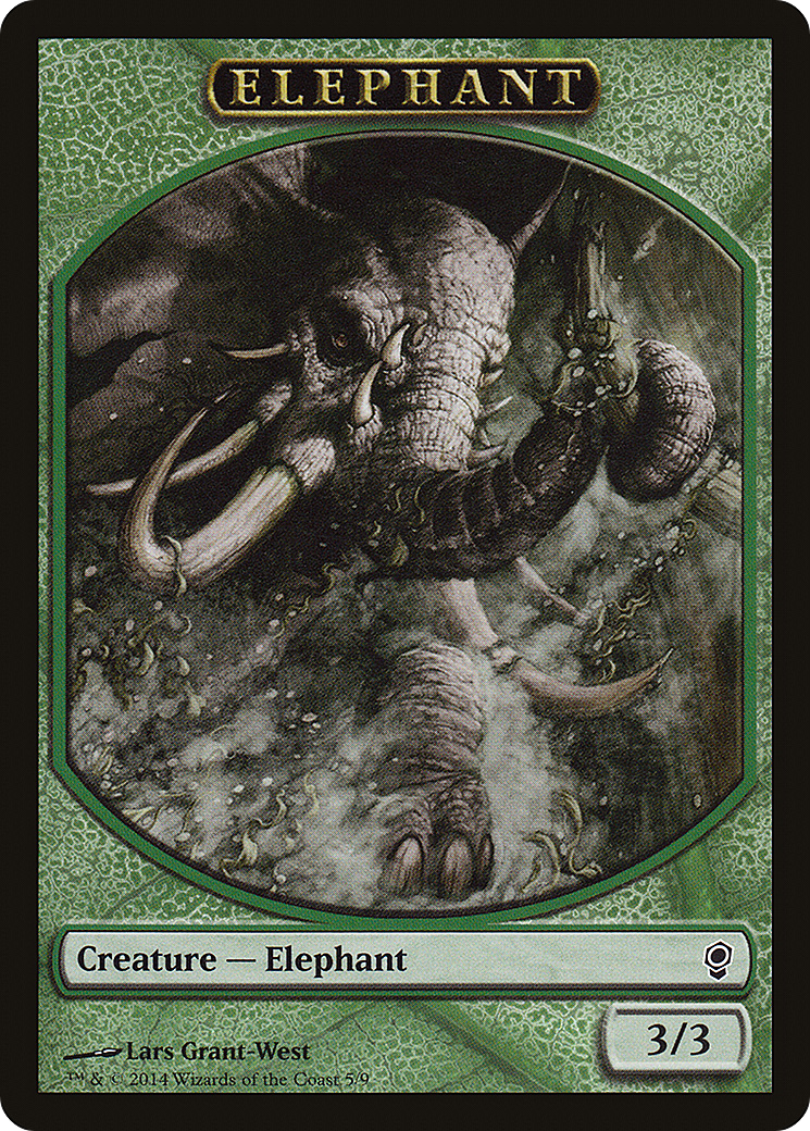 Elephant Token (CNS-005) [Tokens] Conspiracy Tokens MTG Single Wizards of the Coast
