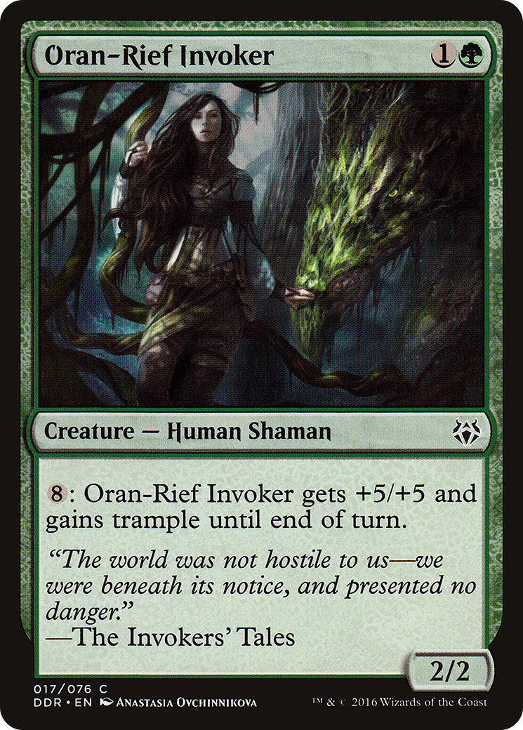 Oran-Rief Invoker (DDR-017) [Misc] Duel Decks: Nissa vs. Ob Nixilis MTG Single Wizards of the Coast