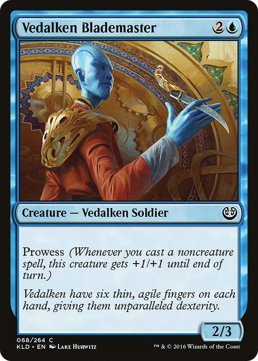 Vedalken Blademaster (KLD-068) [Kaladesh] MTG Single Wizards of the Coast