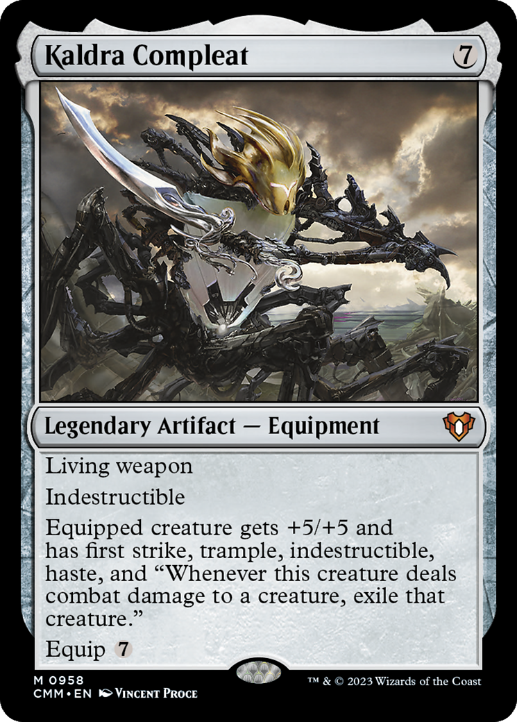 Kaldra Compleat (CMM-958) [Commander Masters] MTG Single Wizards of the Coast