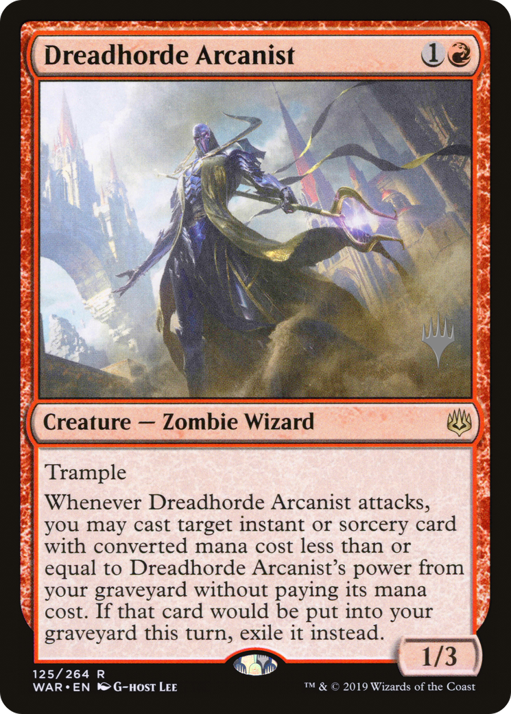 Dreadhorde Arcanist (PPELD-125) [War of the Spark Promos] MTG Single Wizards of the Coast