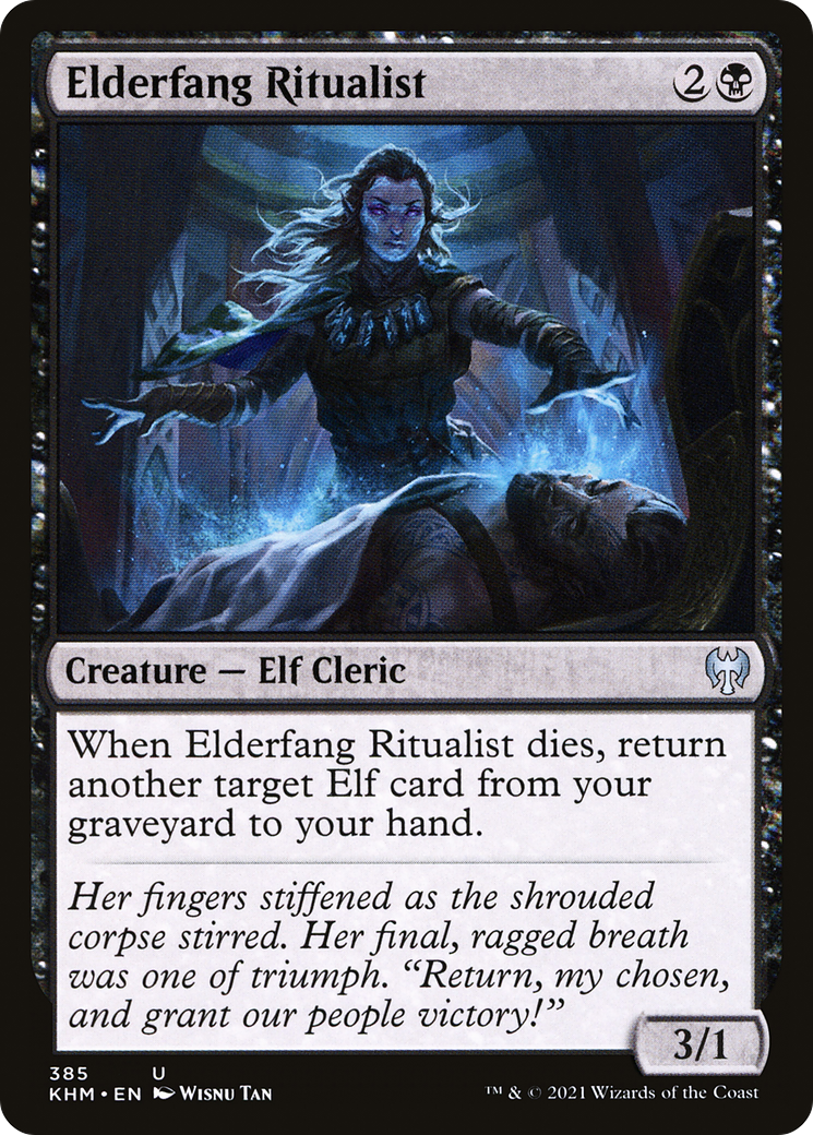 Elderfang Ritualist (KHM-385) [Kaldheim] MTG Single Wizards of the Coast