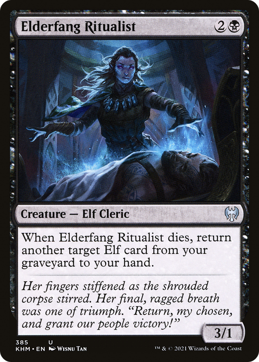 Elderfang Ritualist (KHM-385) [Kaldheim] MTG Single Wizards of the Coast